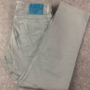 Jacob Cohen Mens Cotton Blend Hand Made In Italy Button Fly Jeans Size 34x29